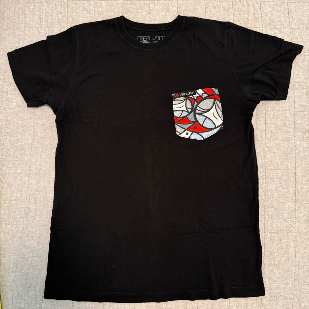 USED. Official Pearl Jam merch. T-shirt with front pocket.